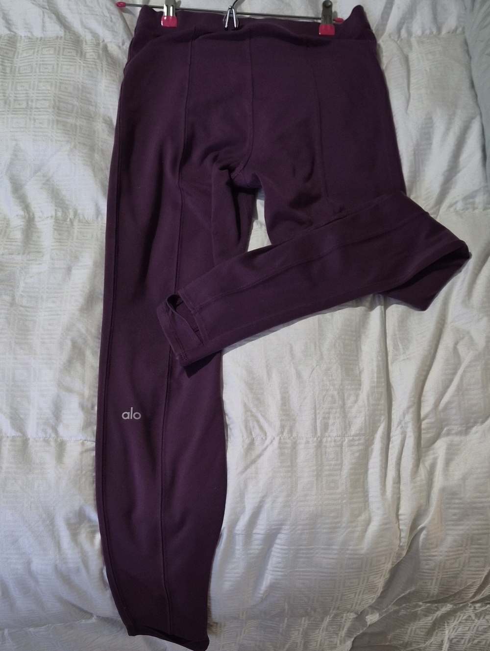 ALO Purple Stirup Leggings